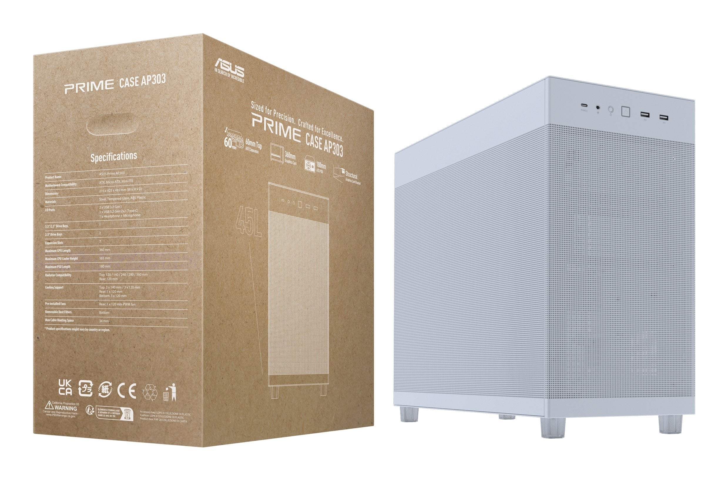 Asus Geh Prime Ap303 Mesh Blanco