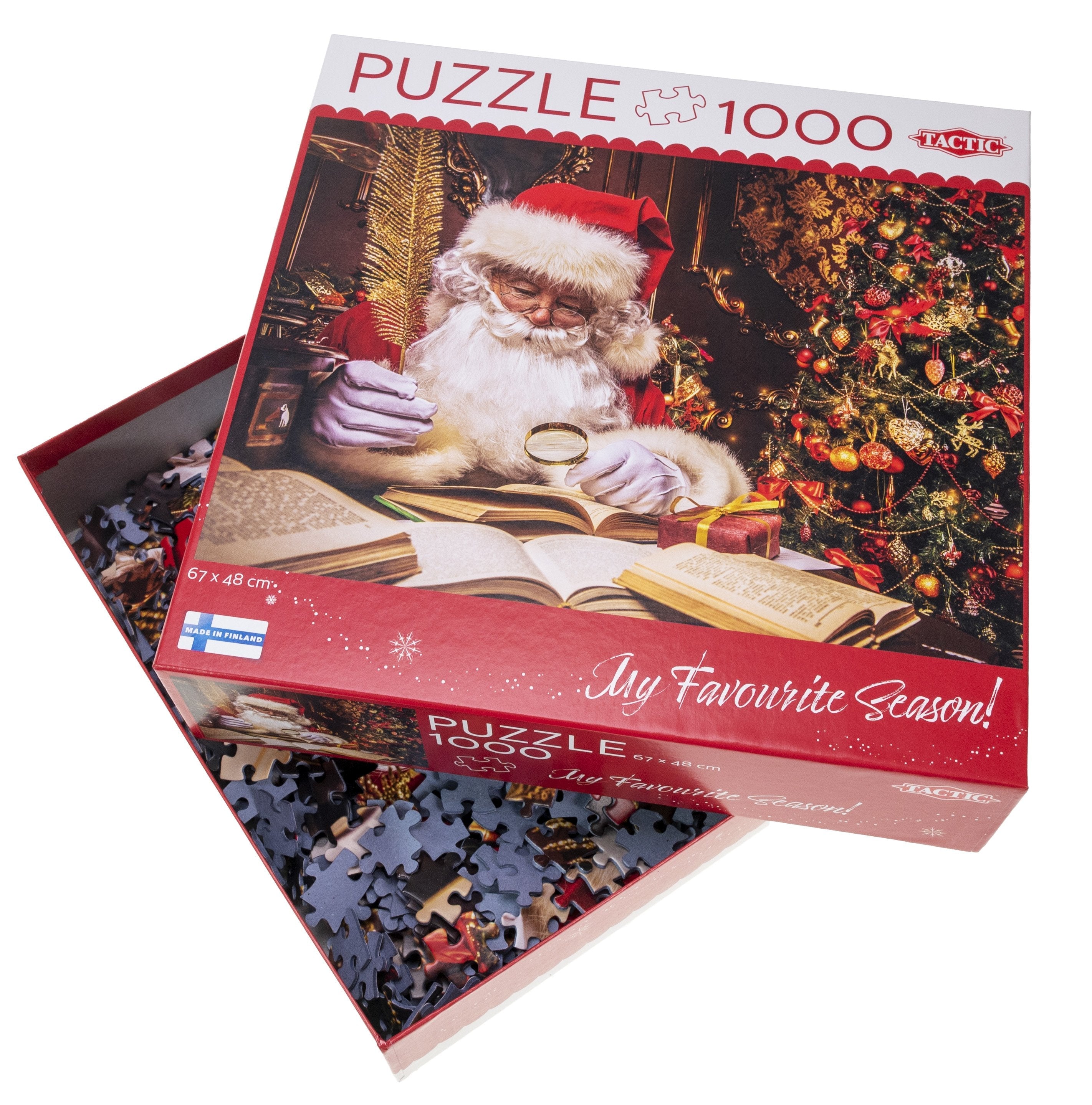 Puzzle 1000 Elementów Swiety Mikolaj W Swoim Domu