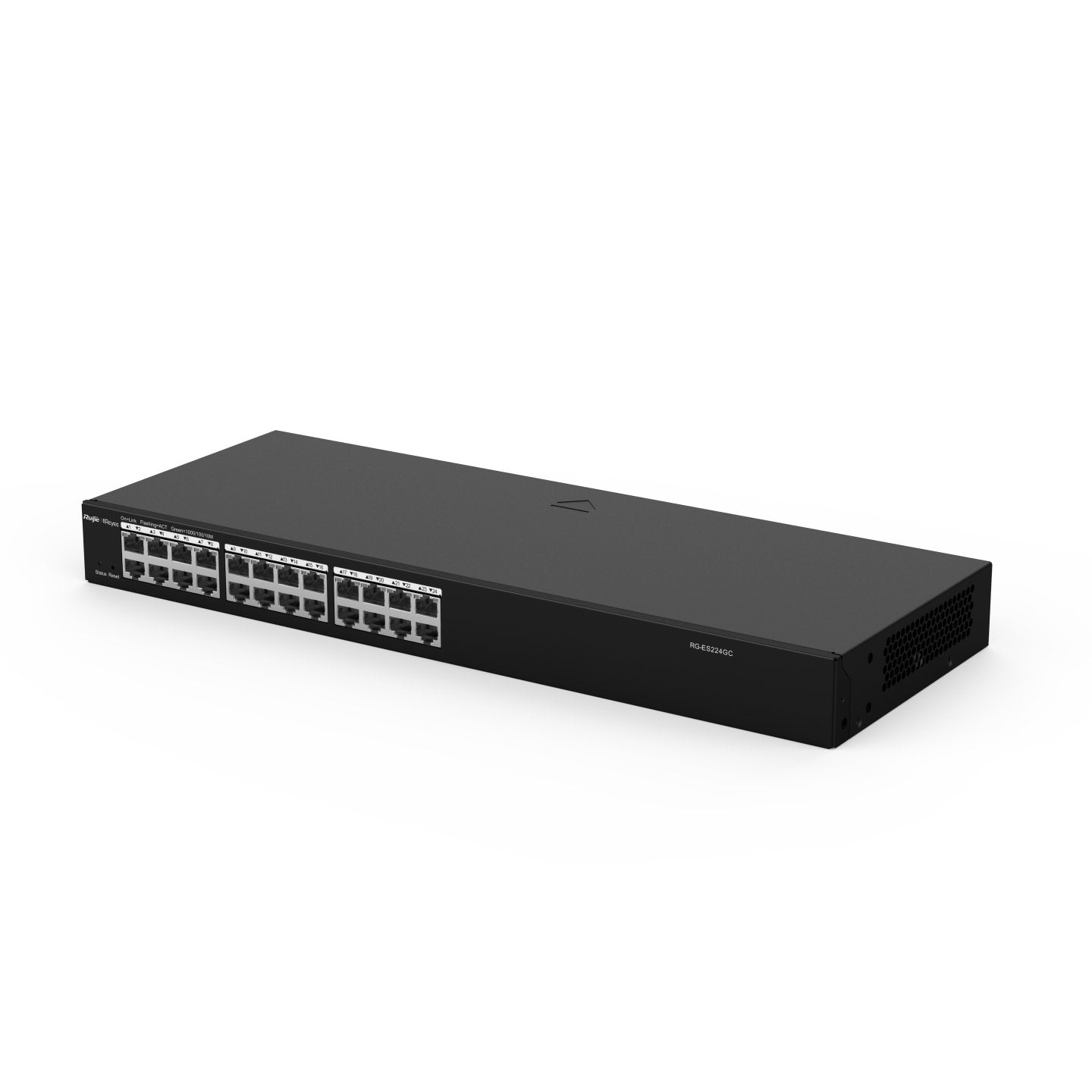 Reyee 24-Port Gigabit Smart Switch, 24 Gigabit Rj45 Ports,19-Inch Rack-Mountable Steel Case
