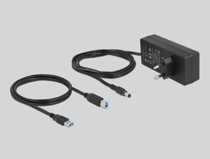EAN 4043619637386 - DeLOCK 63738 hub de interfaz USB 3.2 Gen 1 (3.1 Gen 1) Type-B 5000 Mbit/s Gris imagen 2