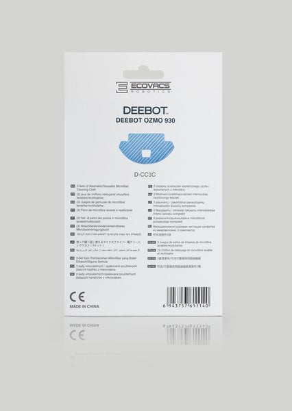Ecovacs Paños De Limpieza D-Cc3c D-Cc3c