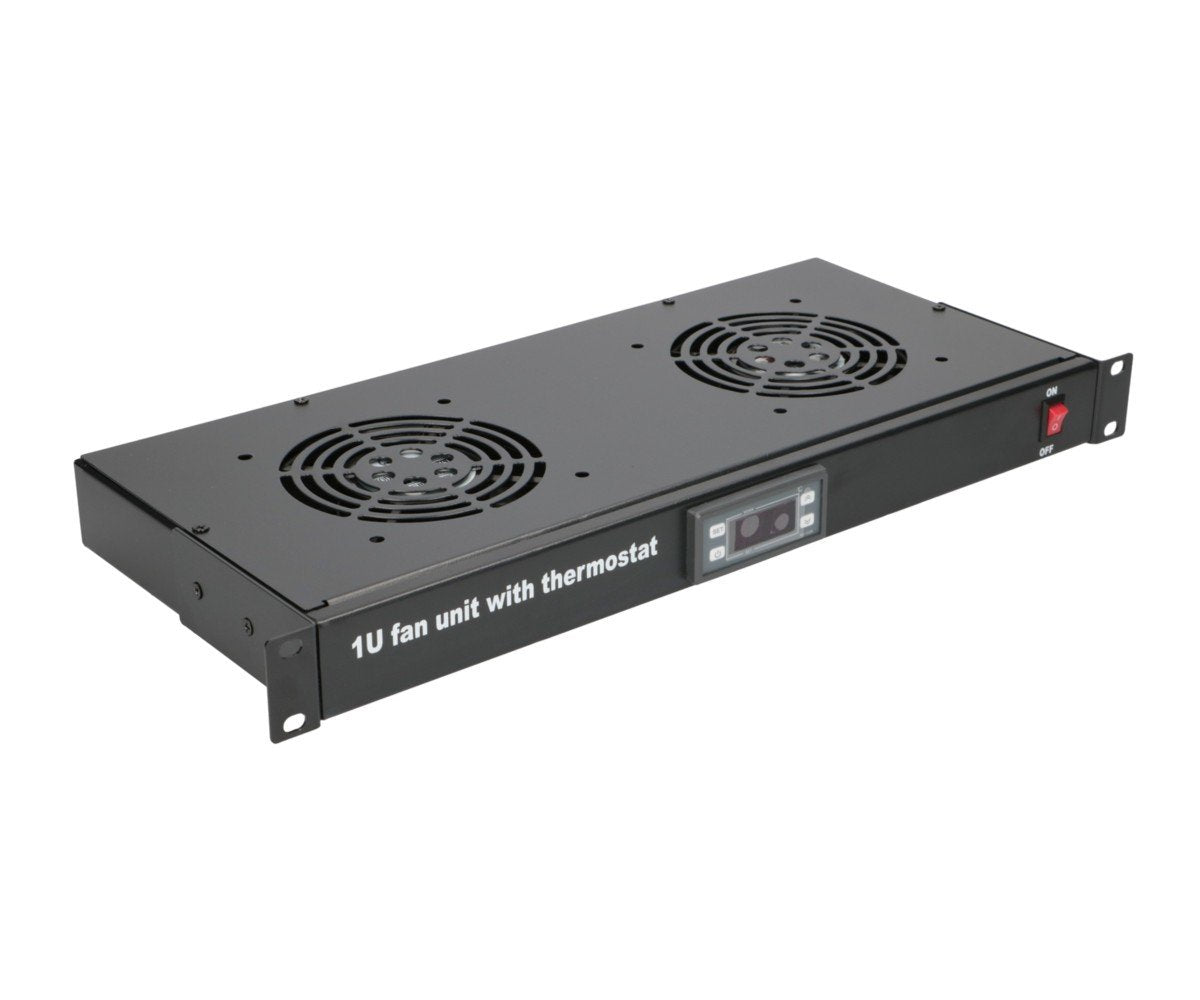 EAN 5903148919089 - Extralink 19\" RACK MOUNT FAN PANEL (2 FANS) WITH THERMOSTAT Panel del ventilador imagen 6