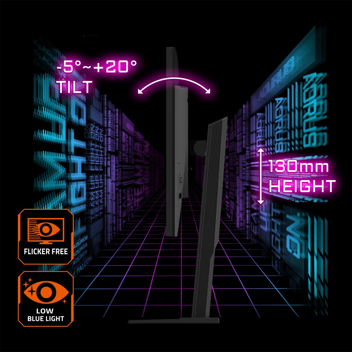 Monitor Gaming Gigabyte M27qa 27" 2560x1440 Qhd Ss Ips
