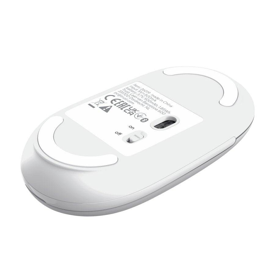 Raton Optico Wireless Fino Seron Blanco Trust Hasta 3200dpi / Inalámbrico