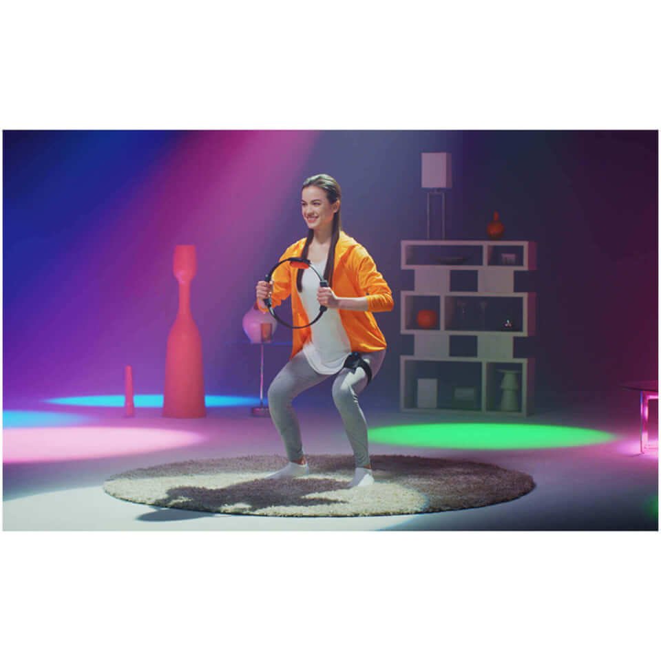 Nintendo Switch Roja Y Azul Incluye 2 Mandos Joy-Con + Juego Ring Fit Adventure + Ring-Con + Cinta Para La Pierna