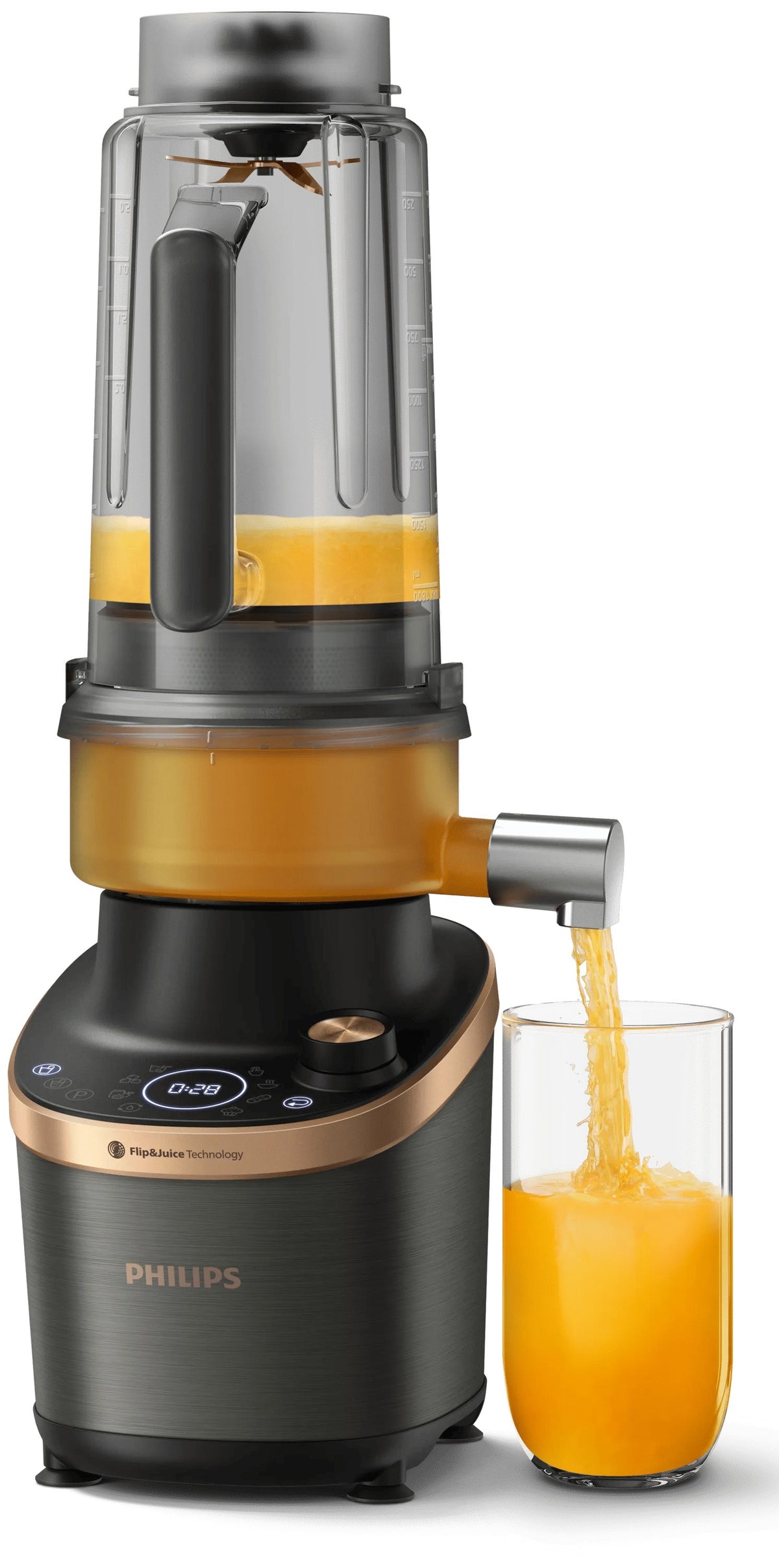 EAN 8720389013683 - Philips HR3770/10 licuadora 2 L Batidora de vaso 1500 W Negro, Cobre imagen 4