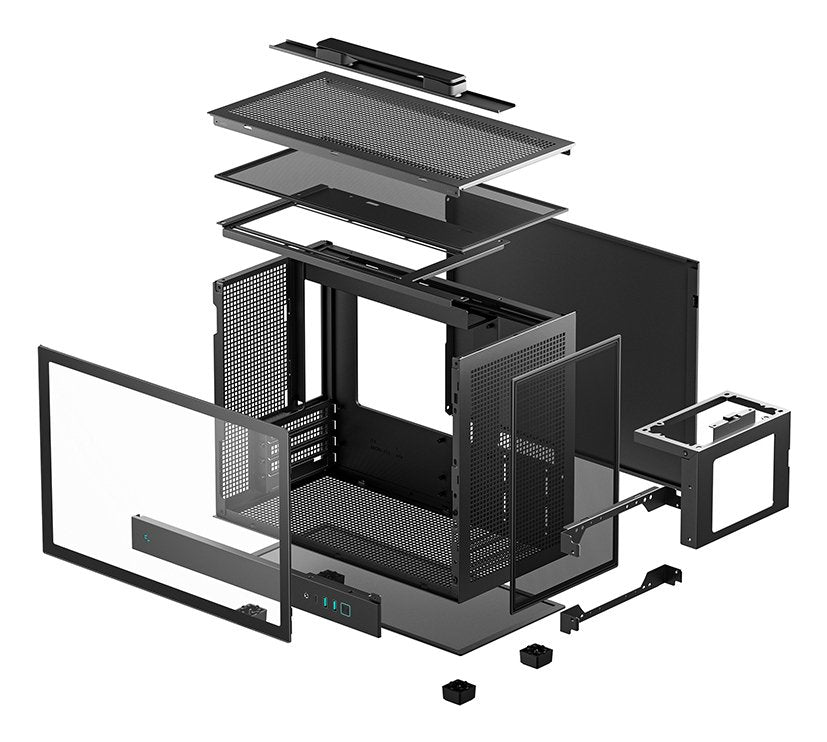 Caja Pc Deepcool Ch160 Plus Small Form Factor (Sff) Negro