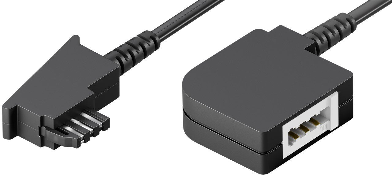 Goobay Tae-F Extensión De 4 Pines, Cable De Extensión Negro, 10 Metros 50275