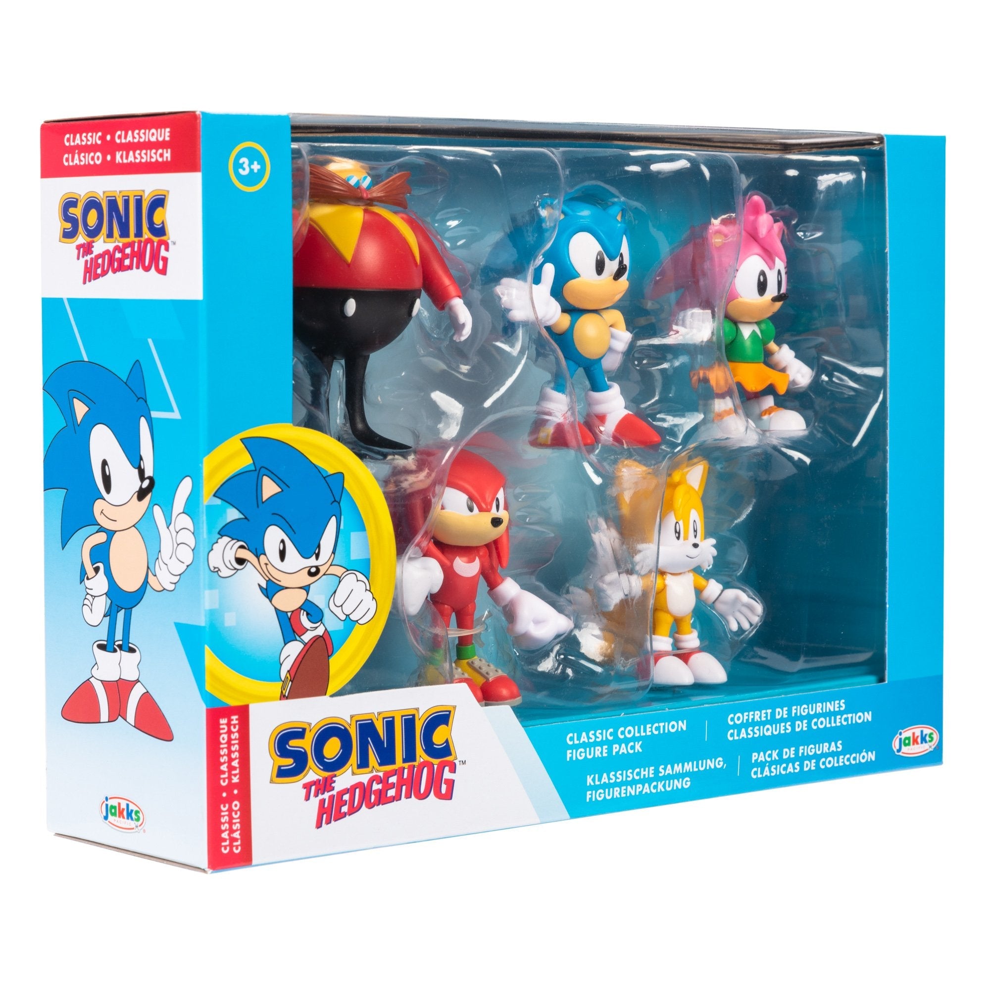 Blister 5 Figuras Sonic The Hedgehod 6cm