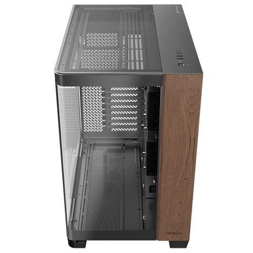 Caja Pc Antec C8 Curve Wood E-Atx Negro 2xvent 160 Mm 1x140mm 2xusb Sn Fuente