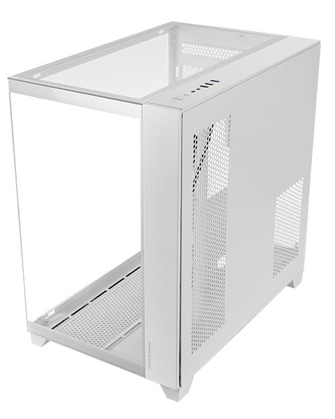 Caja Semitorre Atx Mc-3c Blanco Mars Gaming Bahías Int:2x3'5,2x2'5/ 1xusb3.0/2xusb2.0/ Audio In/Out/ Sistema De Gestión De Cableado Interno