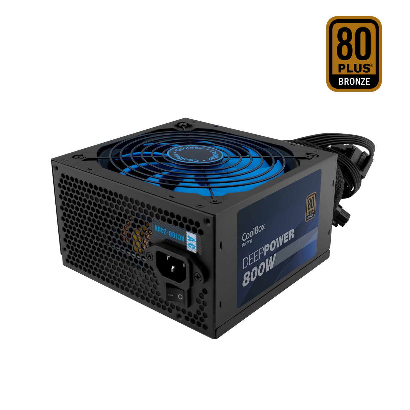 EAN 8436556145346 - CoolBox DeepPower BR-800 unidad de fuente de alimentación 800 W 20+4 pin ATX Negro imagen 1