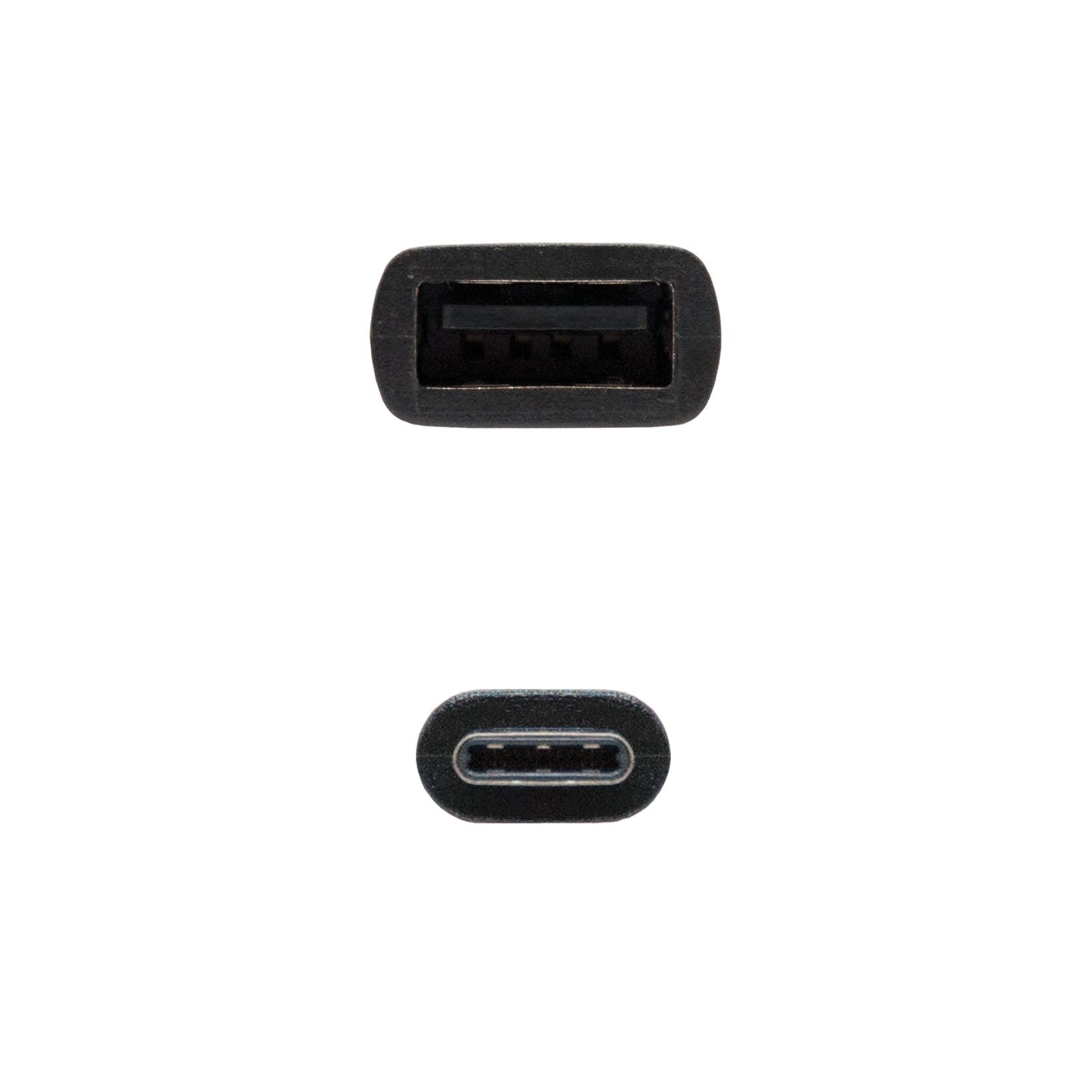 Nanocable Cable Usb-C 2.0 Macho A Usb-A Hembra 15cm