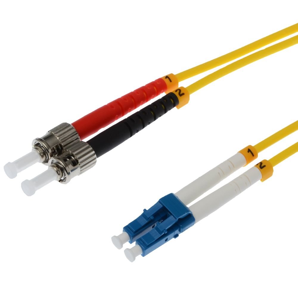 Helos Lwl Cable De Red Lc/St Duplex 9/125?M Os2 Amarillo 7,5m