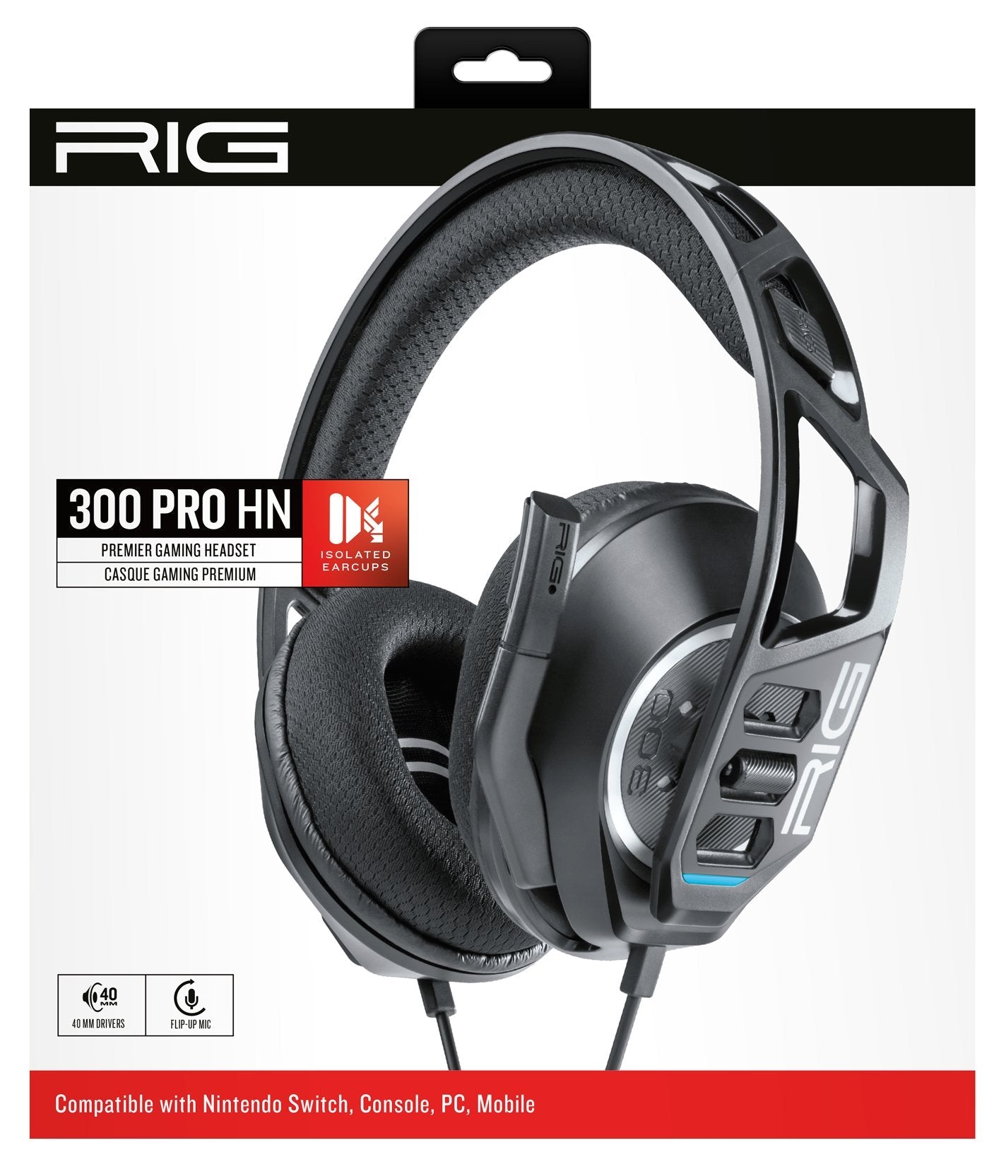 Auriculares Nacon Gaming Rig 300hn Switch