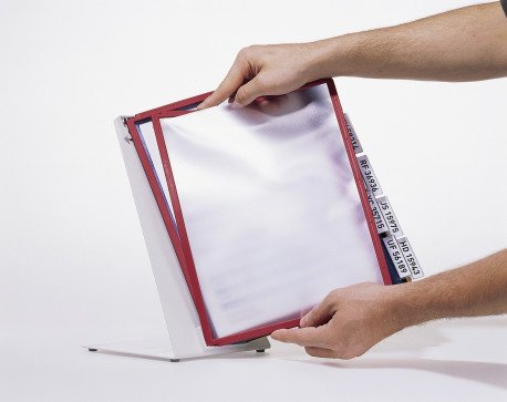 Simema De Paneles Expositores De Mesa Durable Variotable10 Paneles Expositores Negro