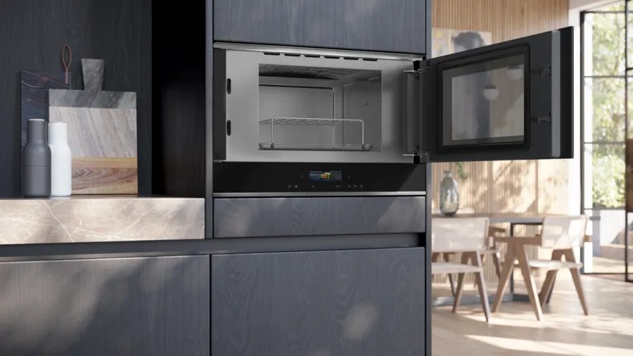 EAN 4242003906712 - Siemens iQ700 BE732R1B1 microondas Negro Microondas combinado Integrado 21 L 900 W imagen 3