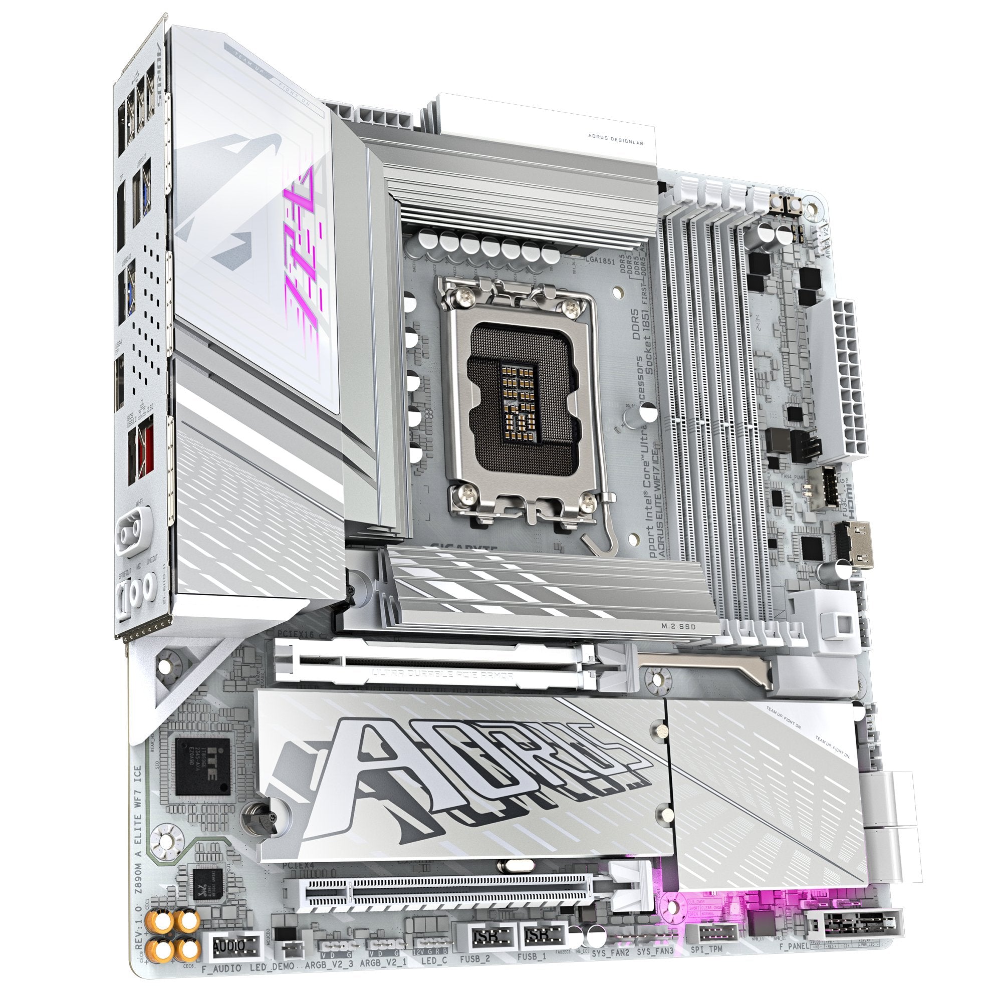 EAN 4719331865269 - GIGABYTE Z890M AORUS ELITE WIFI7 ICE Intel Z890 LGA 1851 (Socket V1) ATX imagen 3