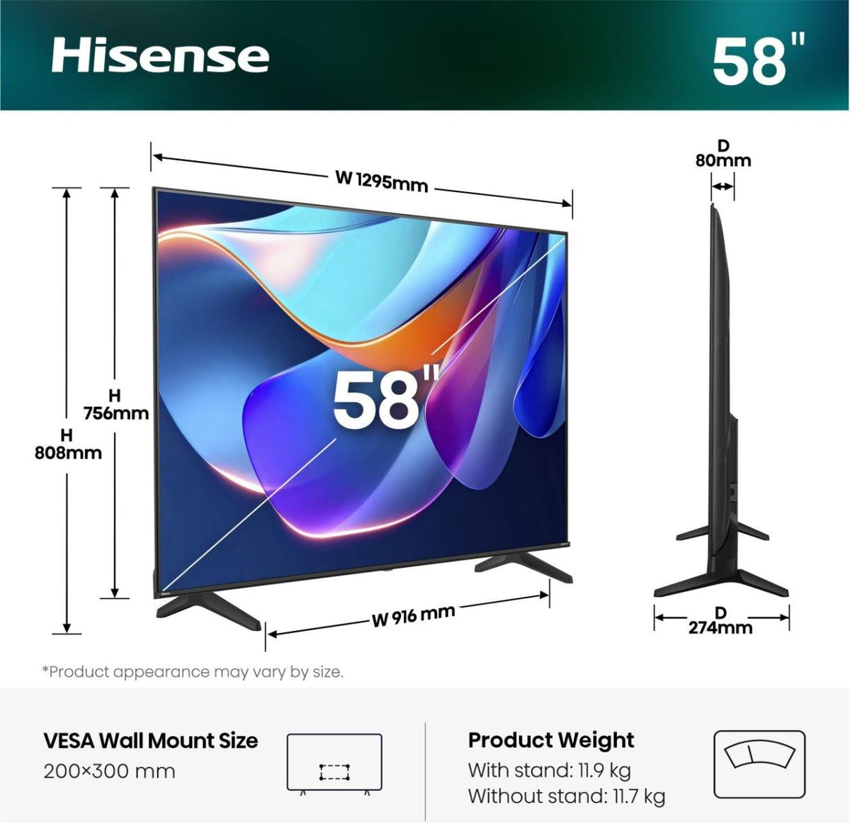 EAN 6942351430607 - Hisense 58A6S 147,3 cm (58") 4K Ultra HD Smart TV Wifi Negro imagen 2