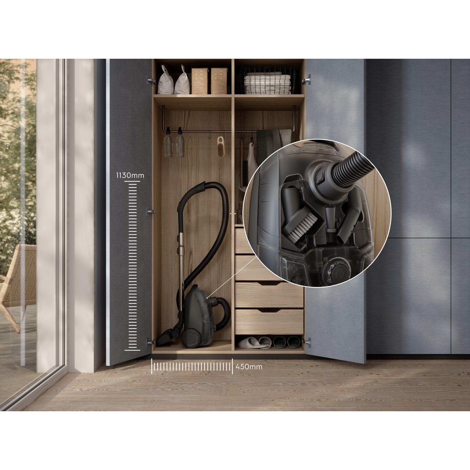 EAN 7333394021379 - Electrolux EB51C1OG 3 L Aspiradora cilíndrica Secar 750 W Sin bolsa imagen 25