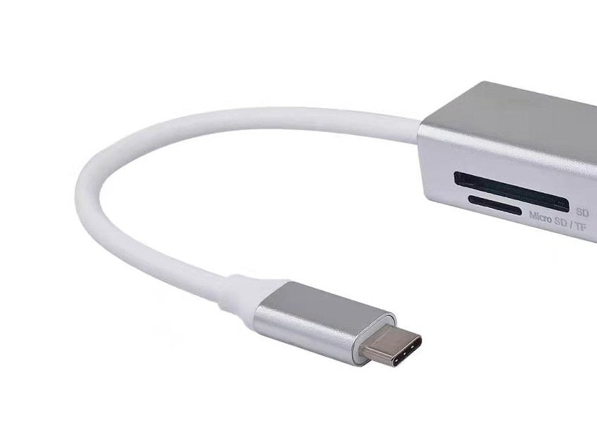 Adaptador Usb-C 5en1 Equip Hdmi 3 Puertos Usb 3.0 Lector De Tarjetas