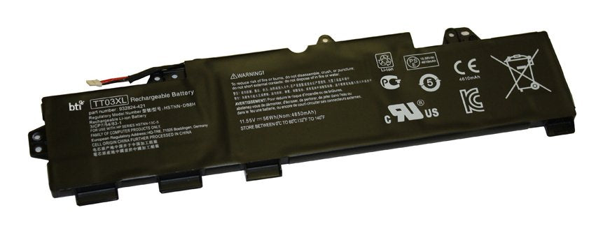 EAN 5056006172147 - BTI TT03XL- batería recargable industrial Polímero de litio 4850 mAh 11,55 V imagen 1