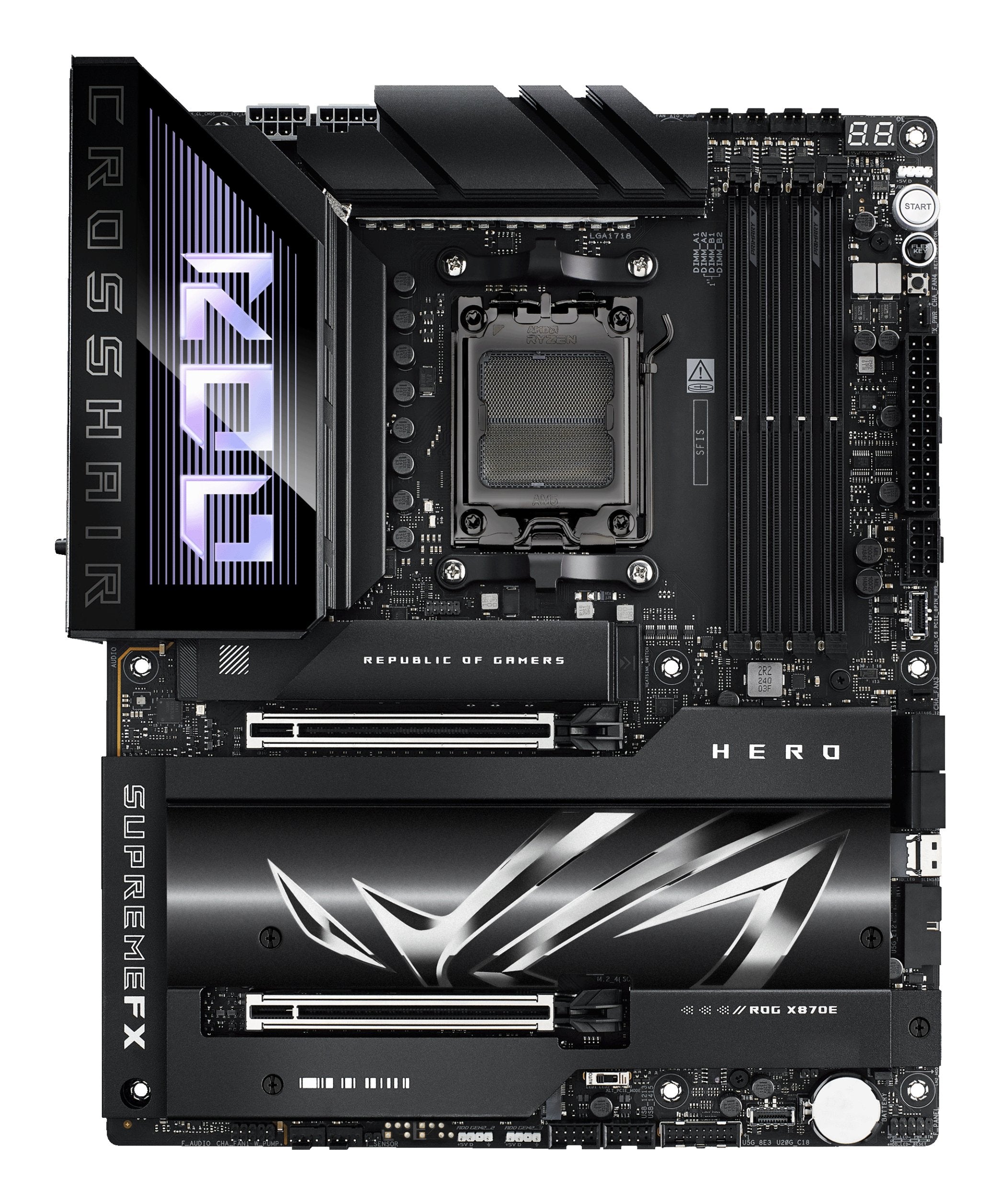 EAN 4711387710302 - ASUS ROG CROSSHAIR X870E HERO AMD X870E Zócalo AM5 ATX imagen 3