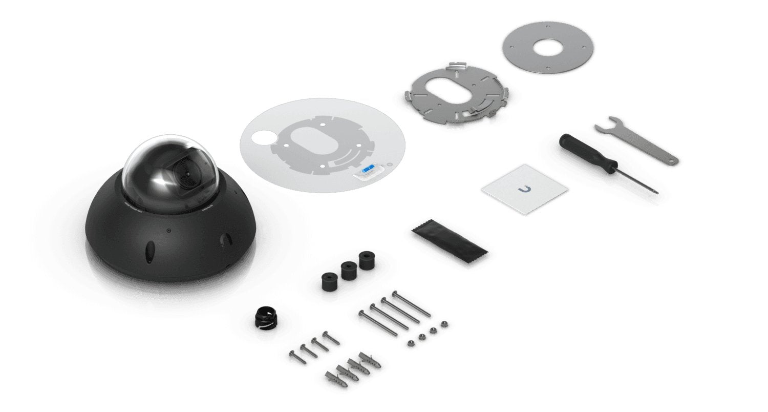 Ubiquiti Camera G6 Pro Dome Black 4k 30fps Uvc-G6-Pro-Dome-B Super Sharp 4k Camera With 2.36x Optical Zoom
