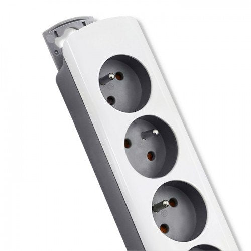 EAN 5901878502977 - Qoltec 50297 base múltiple 1,8 m 6 salidas AC Interior Gris, Blanco imagen 4