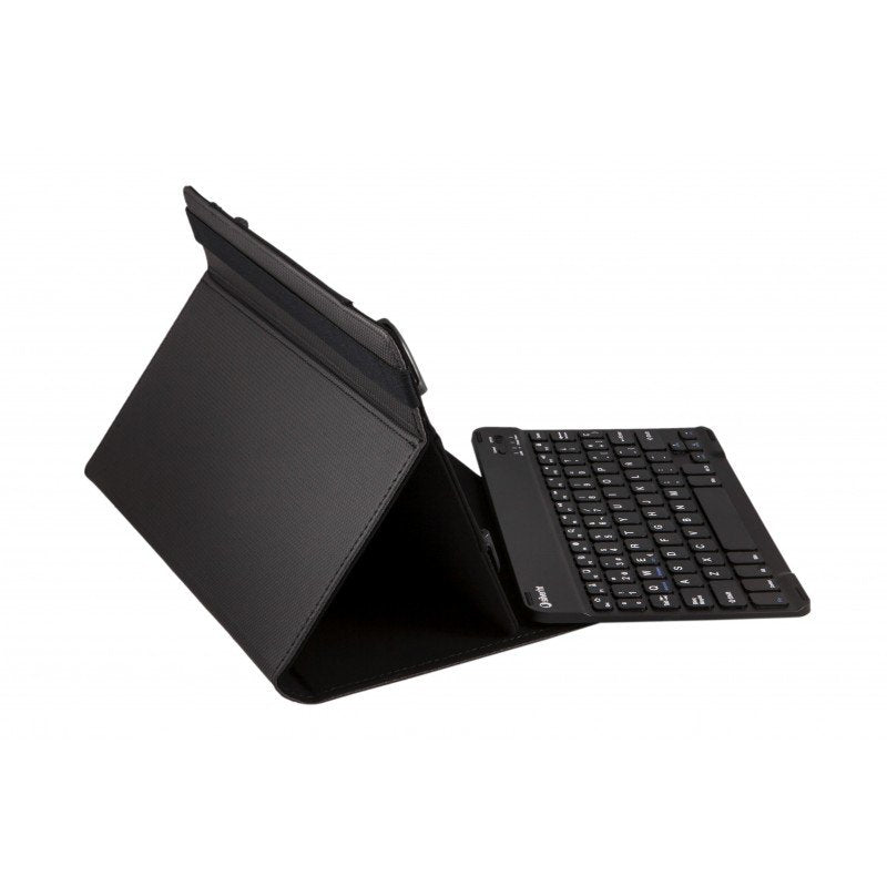Funda Universal Gripcase Silver Ht Para Tablet 9-10\11 + Teclado Bluetooth Negro
