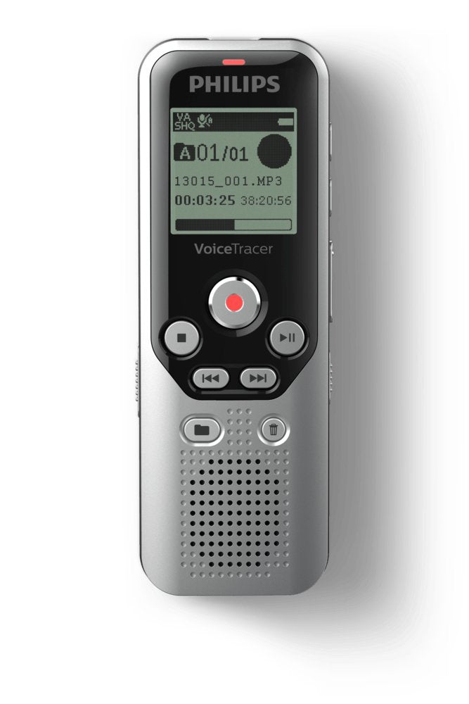 Philips Dvt1250 Dictáfono Negro, Gris
