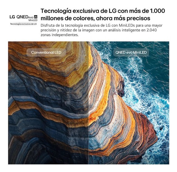 Tv Lg 43qned81b6c.Aeu 43" Qned Evo Miniled Patas Laterales Wifi Hdmi X3