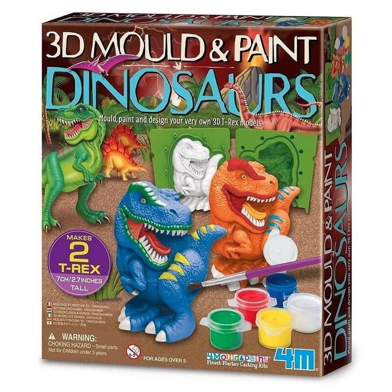 4m 3d Mould & Paint - Dinosaur