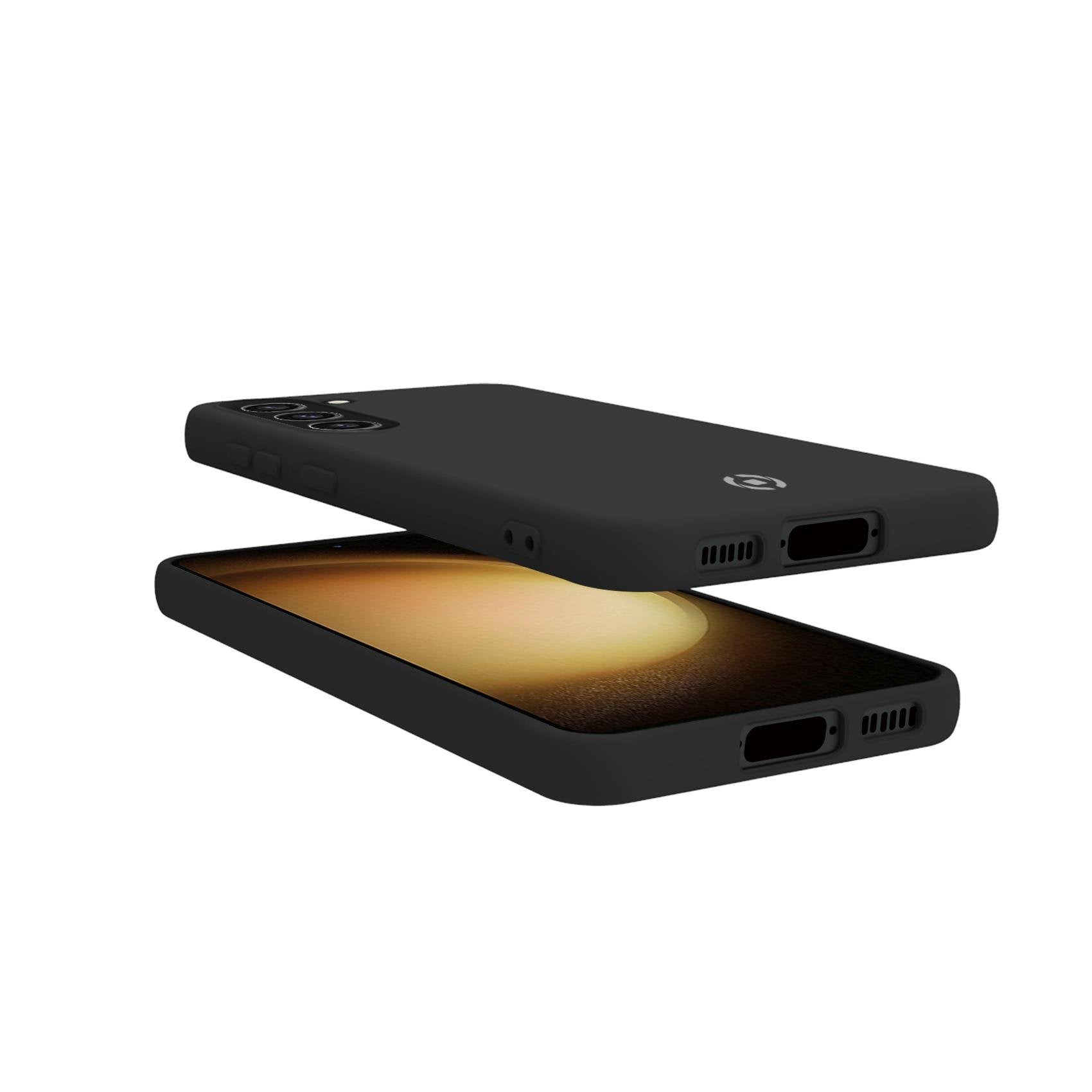 Celly Cromo Funda Para Galaxy S23+ 5g (6.6") Negro