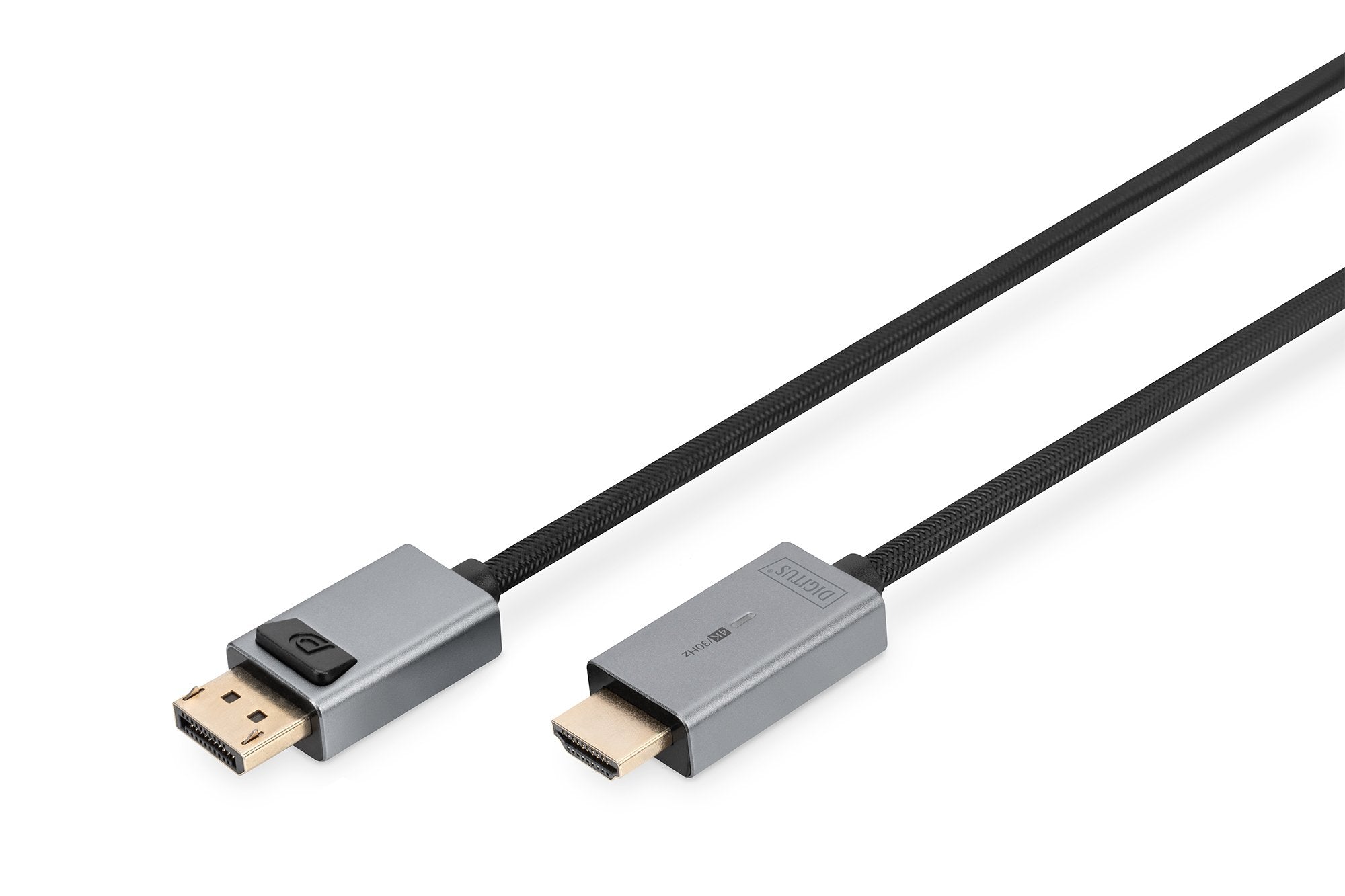Digitus Cable Displayport, Dp - Hdmi 1m 4k/30hz