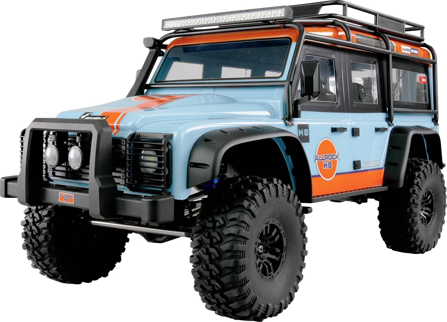 Amewi Allrock H8 Scale Crawler Brushless 1:8 Artr Azul Orang