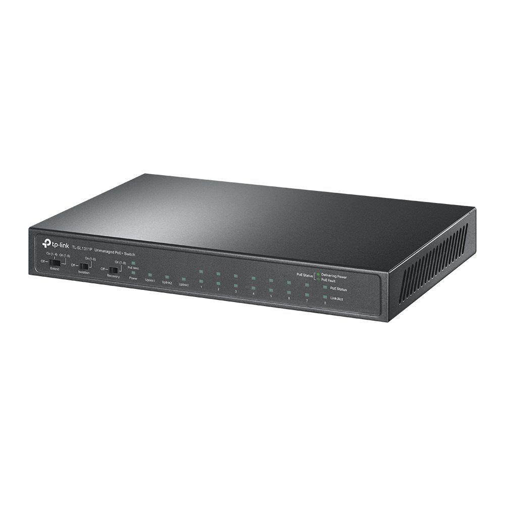 EAN 4895252500288 - TP-Link TL-SL1311P switch Fast Ethernet (10/100) Energía sobre Ethernet (PoE) Negro imagen 1