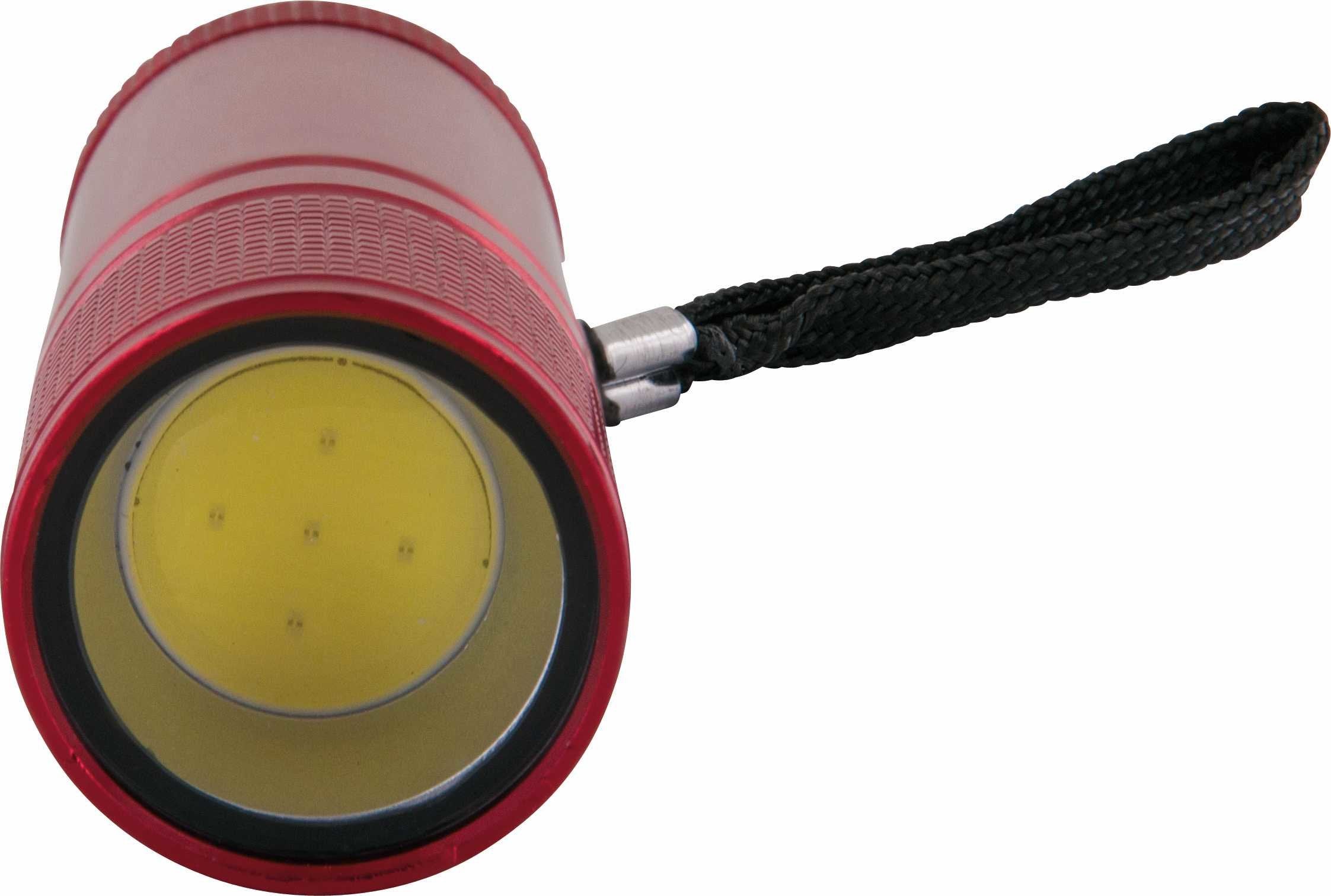 Mini Linterna Schwaiger Cob, 90 Lúmenes, Roja
