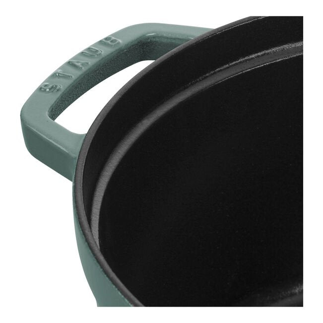 Staub La Cocotte 24cm Round, Eukalyptus, Cast Iron