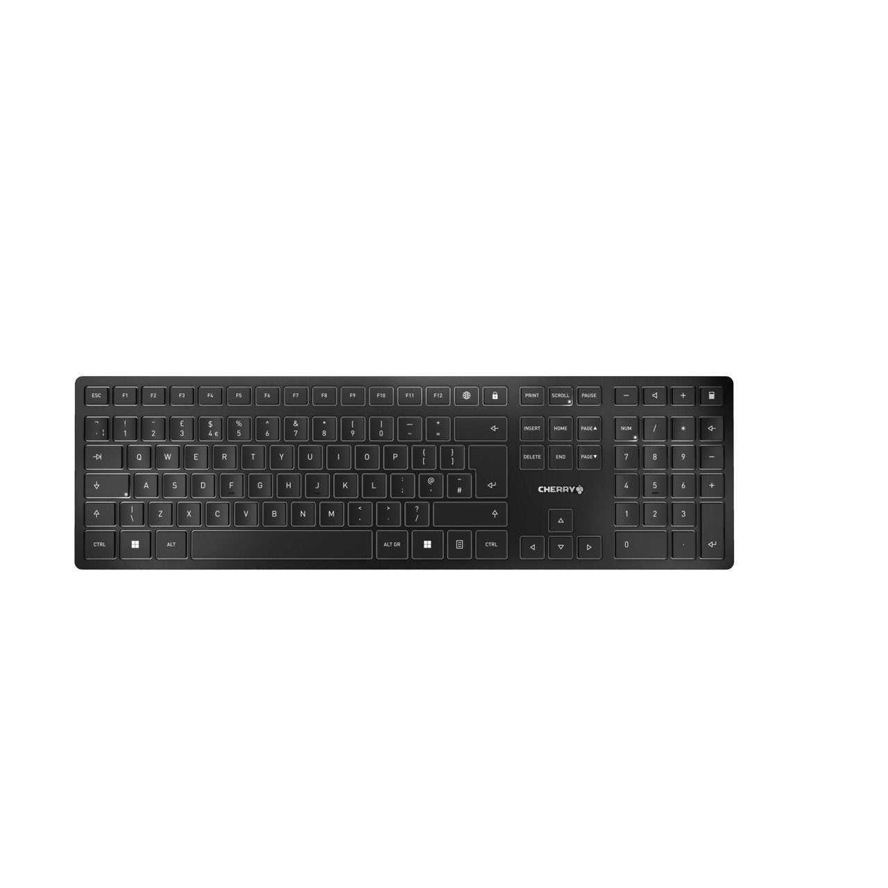 EAN 4025112097195 - CHERRY KW 9100 SLIM teclado Universal RF Wireless + Bluetooth QWERTY Inglés del Reino Unido Negro imagen 1