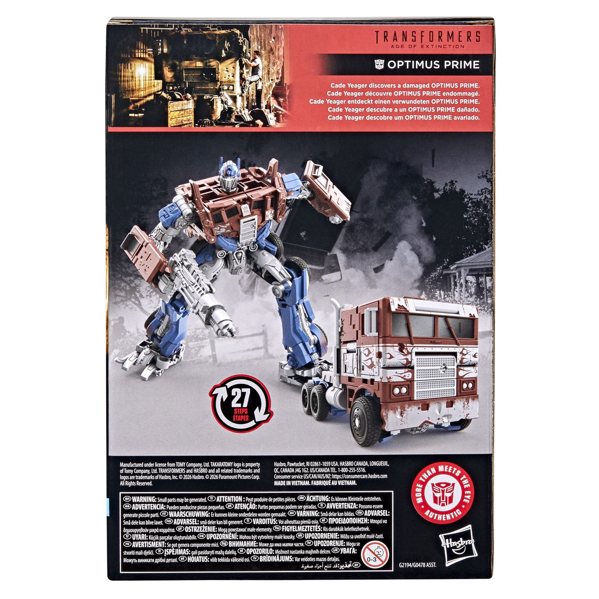 Figura Hasbro Transformers Studio Series Optimus Prime
