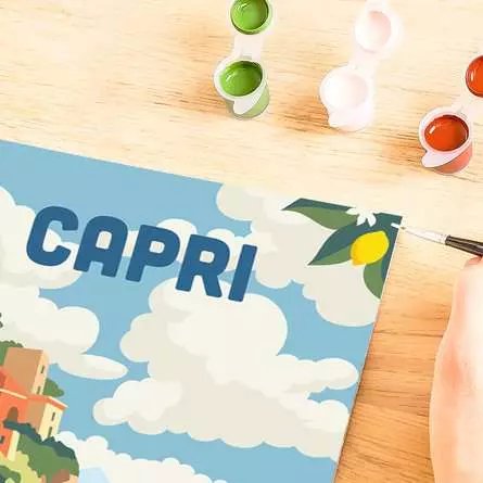 Ravensburger Creart - Capri, Pintura 25893