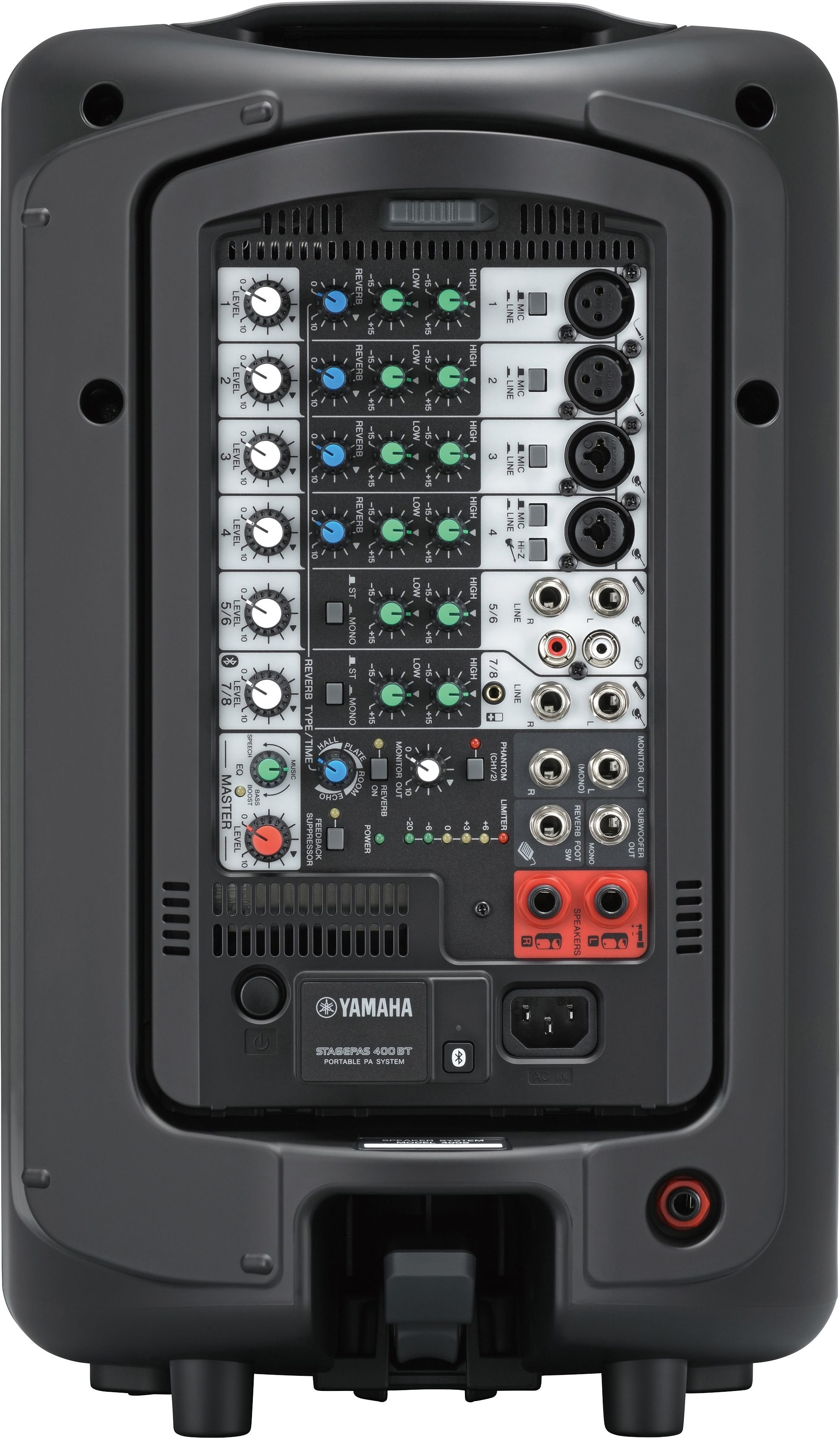 EAN 4957812624589 - Yamaha Stagepas 400BT Sistema de megafonía independiente 400 W Negro imagen 4