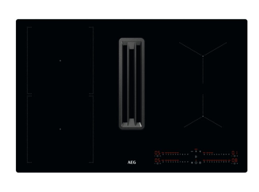 Aeg Cce84543cb, Autarkes Kochfeld (Negro, Combohob Mit Integriertem Dunstabzug) Cce84543cb