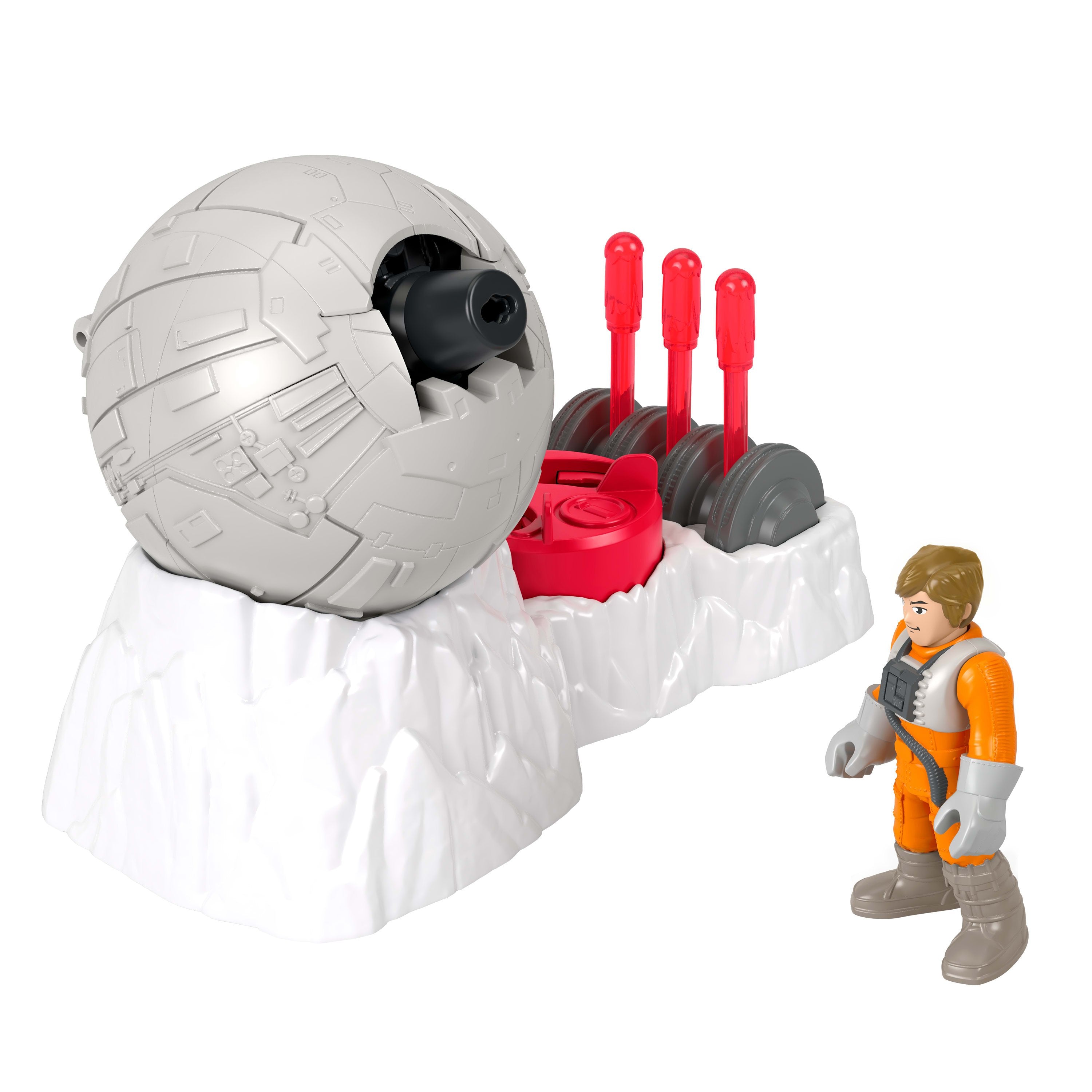 Figura De Juguete Imaginext Star Wars Rebel Base Cannon De Fisher-Price Jcy29