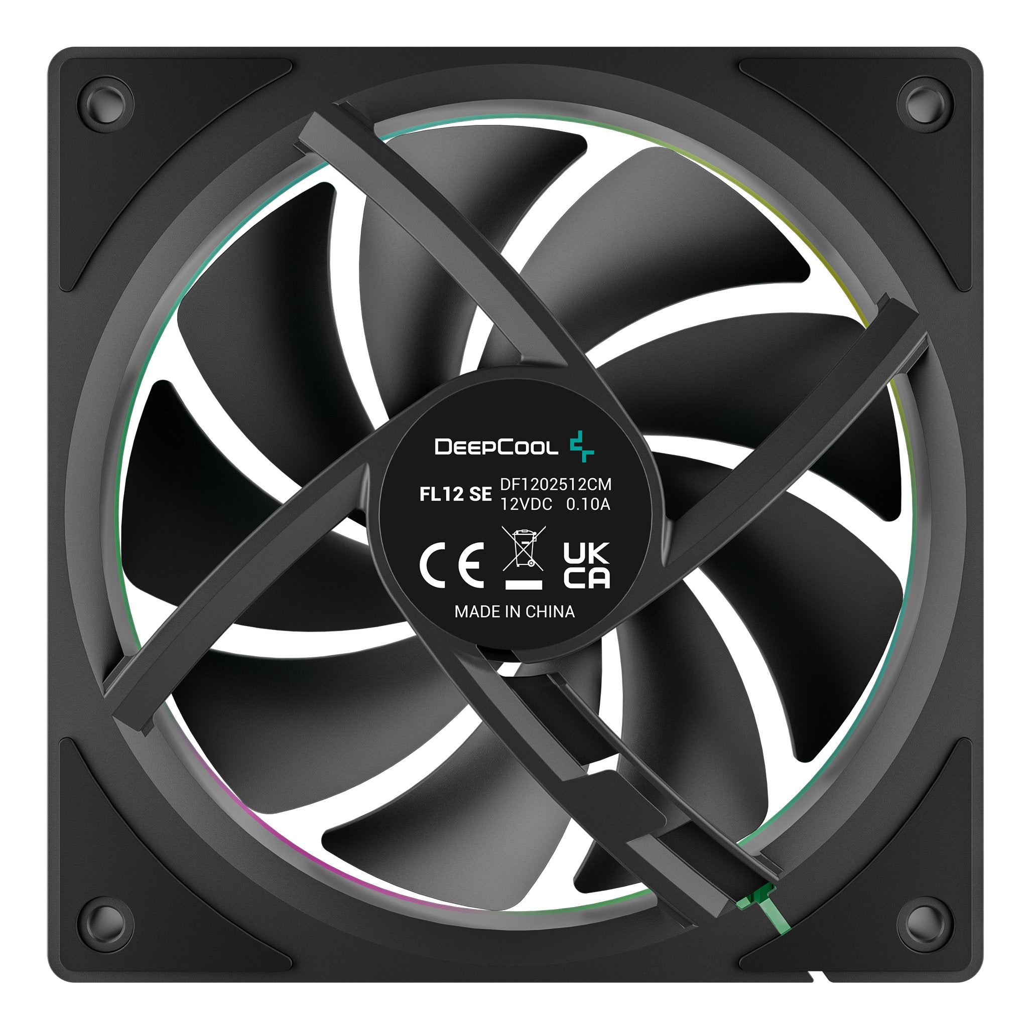 Ventilador Pc Deepcool Fl12r Se 3in1 (Negro, Reverse 3er Pack, 120 Mm) R-Fl12rse-Bkapn3-G