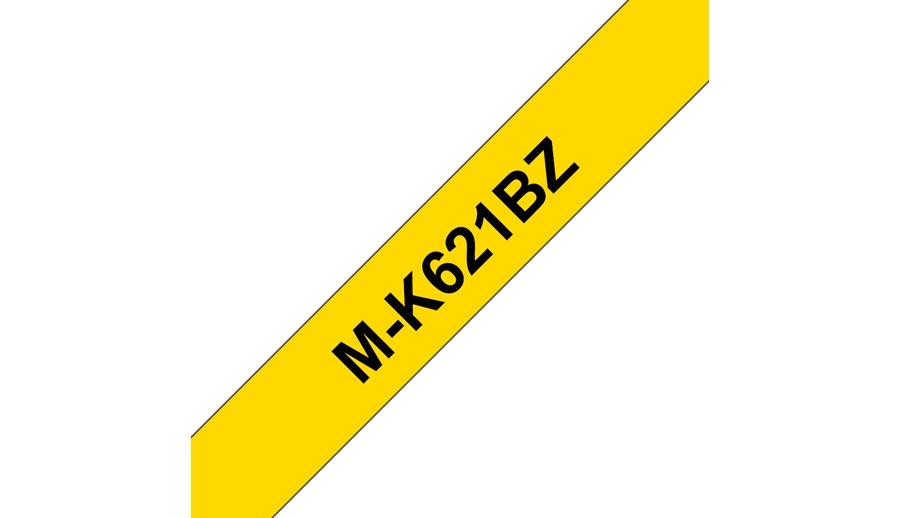 M-K621b Label-Making Tape Black On Yellow