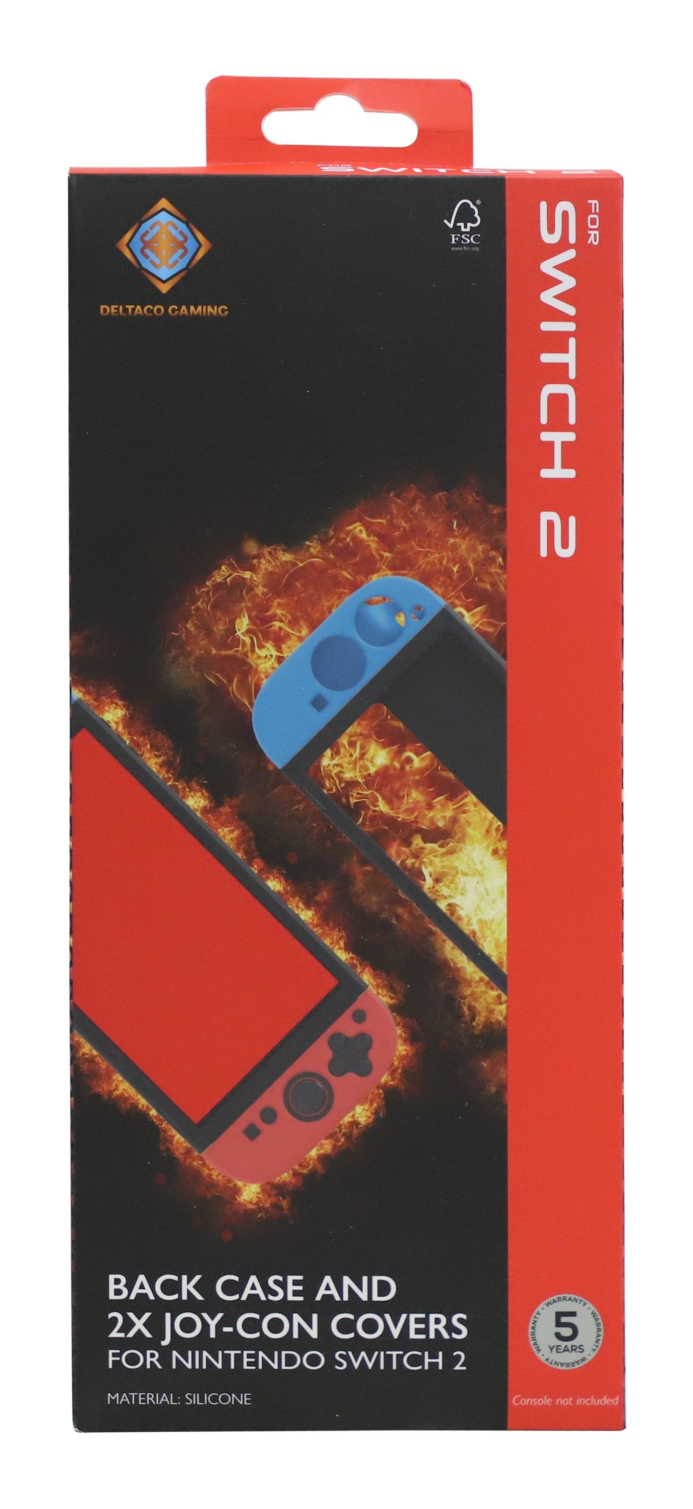 Deltaco SilikonhLle + Joy-Con-Schutz F. Nintendo Switch 2