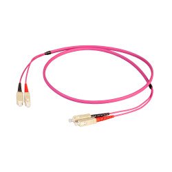 Efb Duplex Cable De Red Flat-Twin Sc-Sc Om4 40m Lszh 3x5mm Violeta