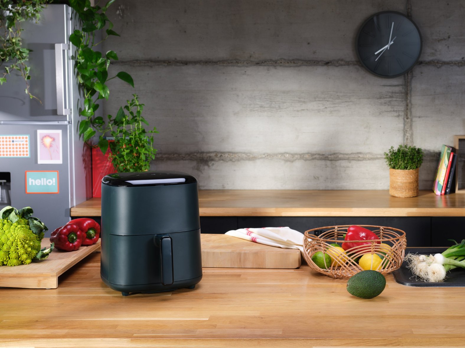 Freidora Por Aire Sin Aceite Tefal Easy Fry Max 5 Ey245310 1500w Capacidad 5l